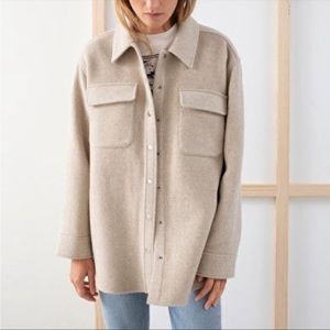 & Other Stories Shacket Jacket sz 2